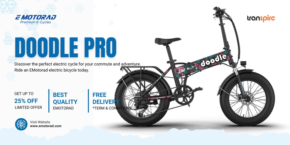 EMotorad Doodle Pro Foldable Electric Mountain Bike